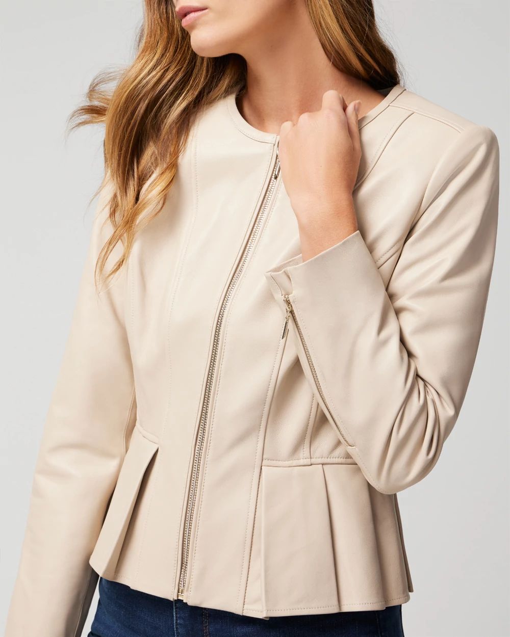 Whbm leather jacket discount
